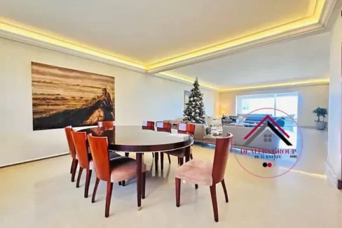 Sea View Modern Apartment for sale in Raouche in a Prime Location