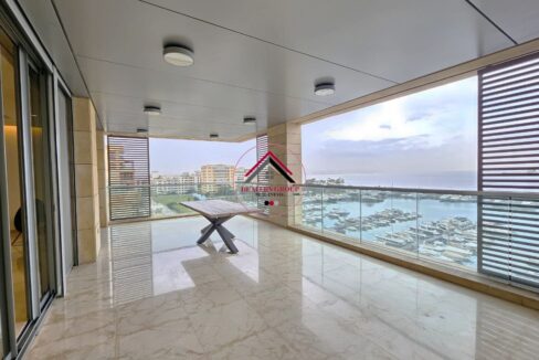 Waterfront City - Dbayeh ! 5 bedroom Direct Marina View Apartment for sale