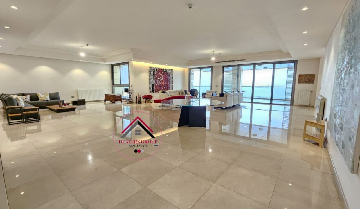 Waterfront City - Dbayeh ! 5 bedroom Direct Marina View Apartment for sale