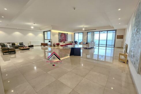 Waterfront City - Dbayeh ! 5 bedroom Direct Marina View Apartment for sale