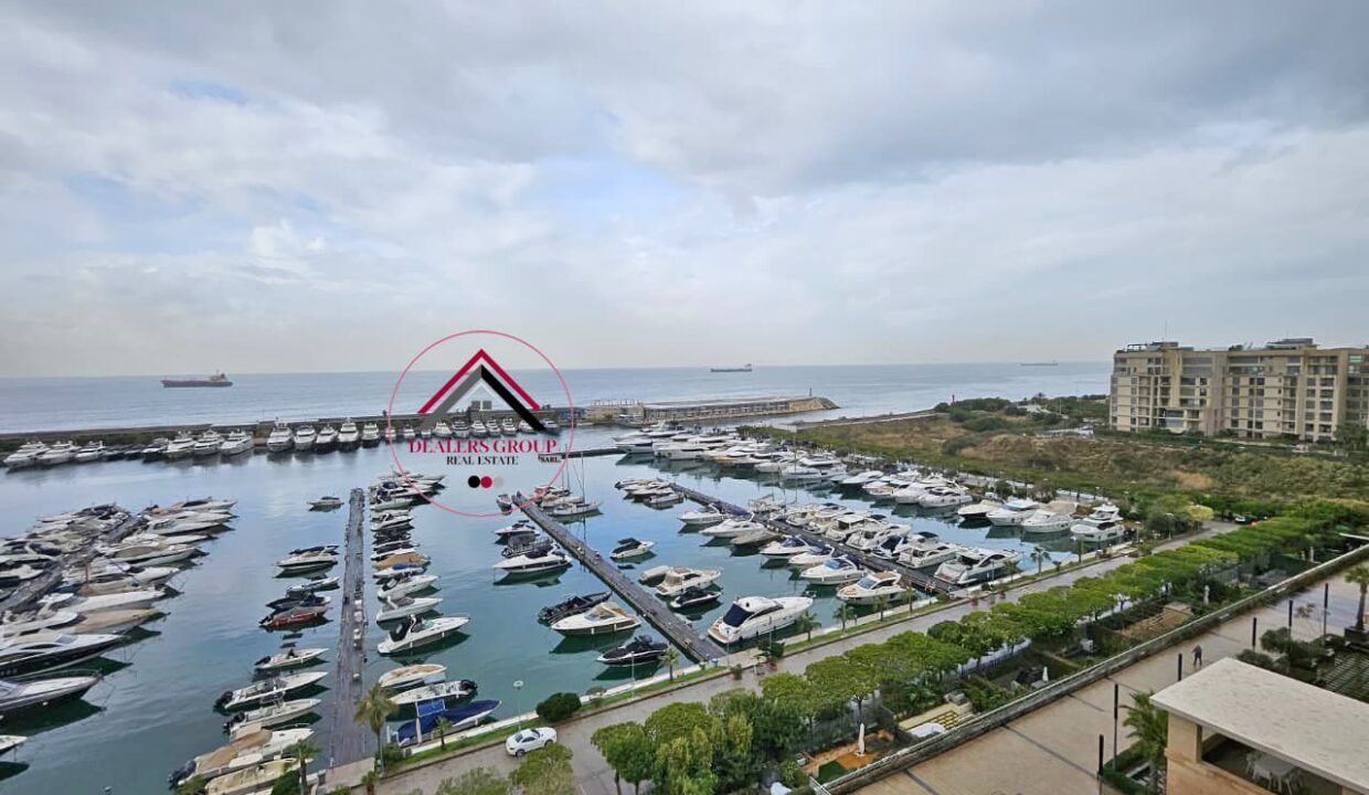 Waterfront City - Dbayeh ! 5 bedroom Direct Marina View Apartment for sale