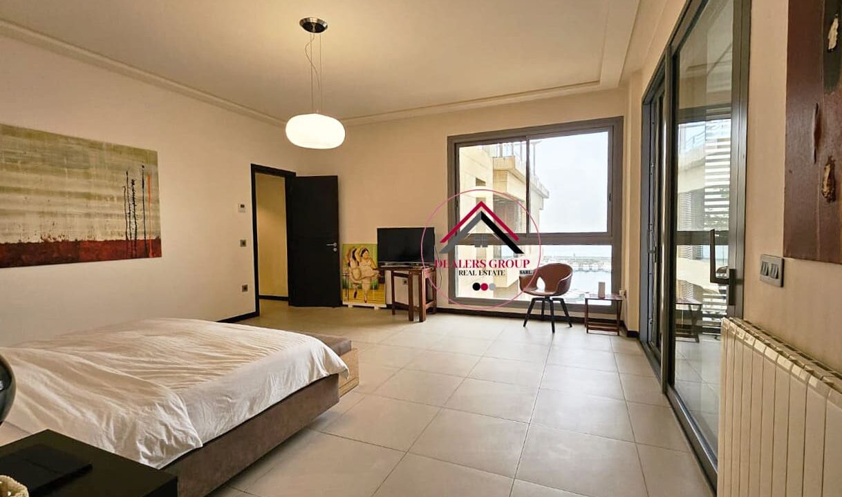 Waterfront City - Dbayeh ! 5 bedroom Direct Marina View Apartment for sale