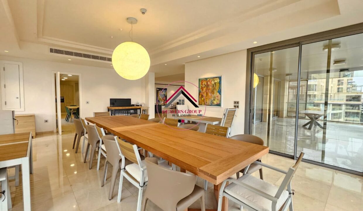 Waterfront City - Dbayeh ! 5 bedroom Direct Marina View Apartment for sale