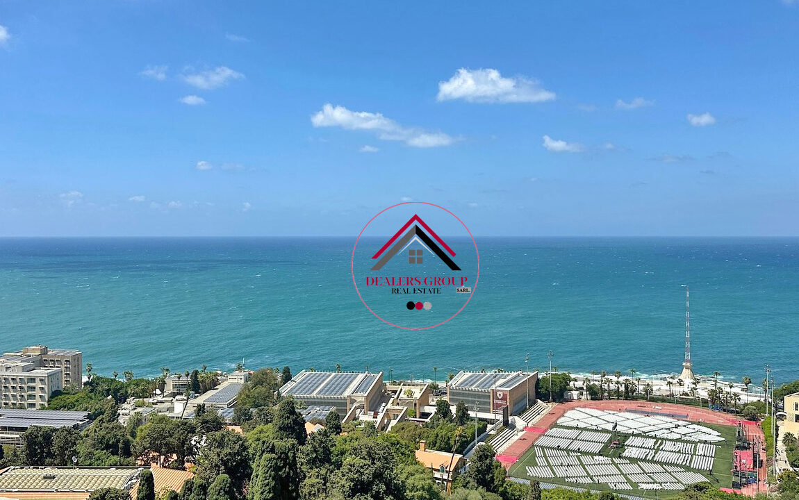 Prestigious Sea-View Apartment for sale in Prime Ras Beirut