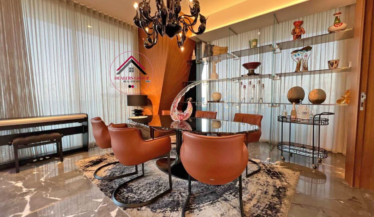 Prestigious Apartment with Panoramic Open Views for Sale in Achrafieh