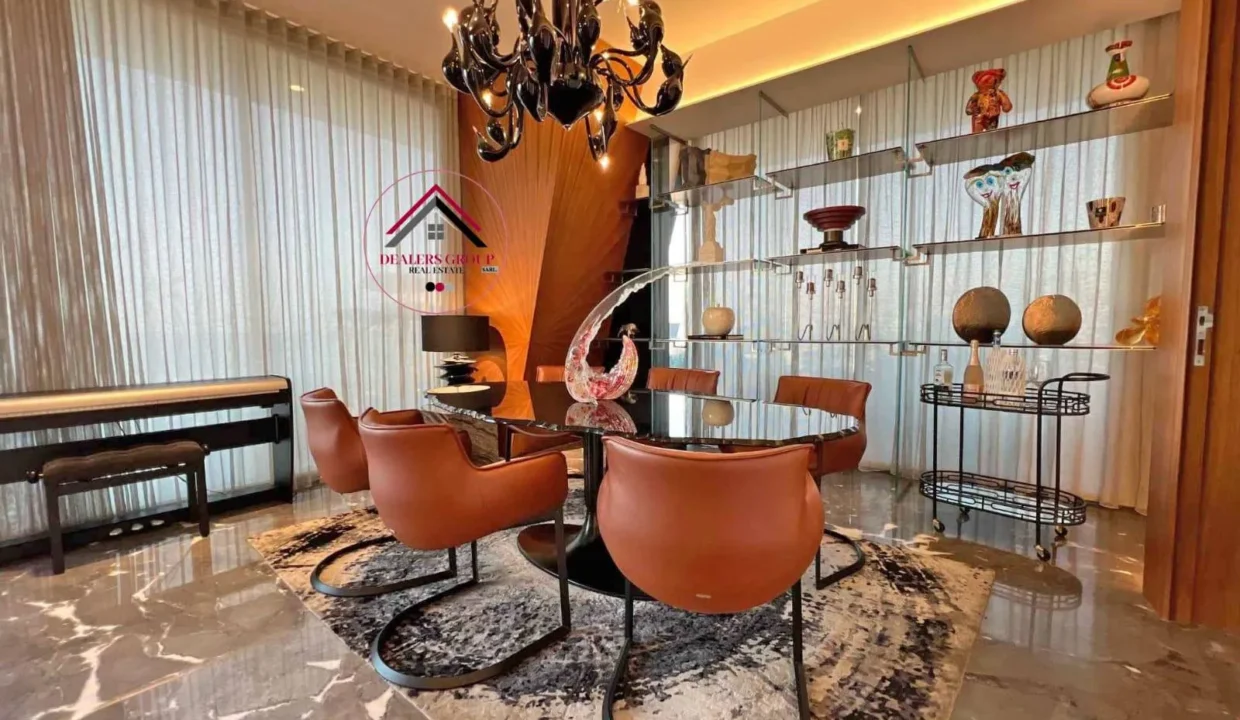 Prestigious Apartment with Panoramic Open Views for Sale in Achrafieh