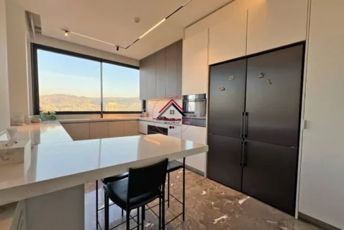 Prestigious Apartment with Panoramic Open Views for Sale in Achrafieh
