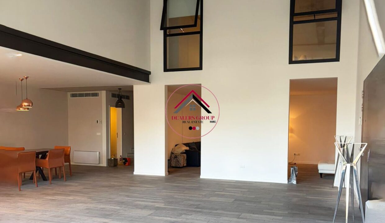 Double Height Ceiling Modern Loft for sale in Achrafieh