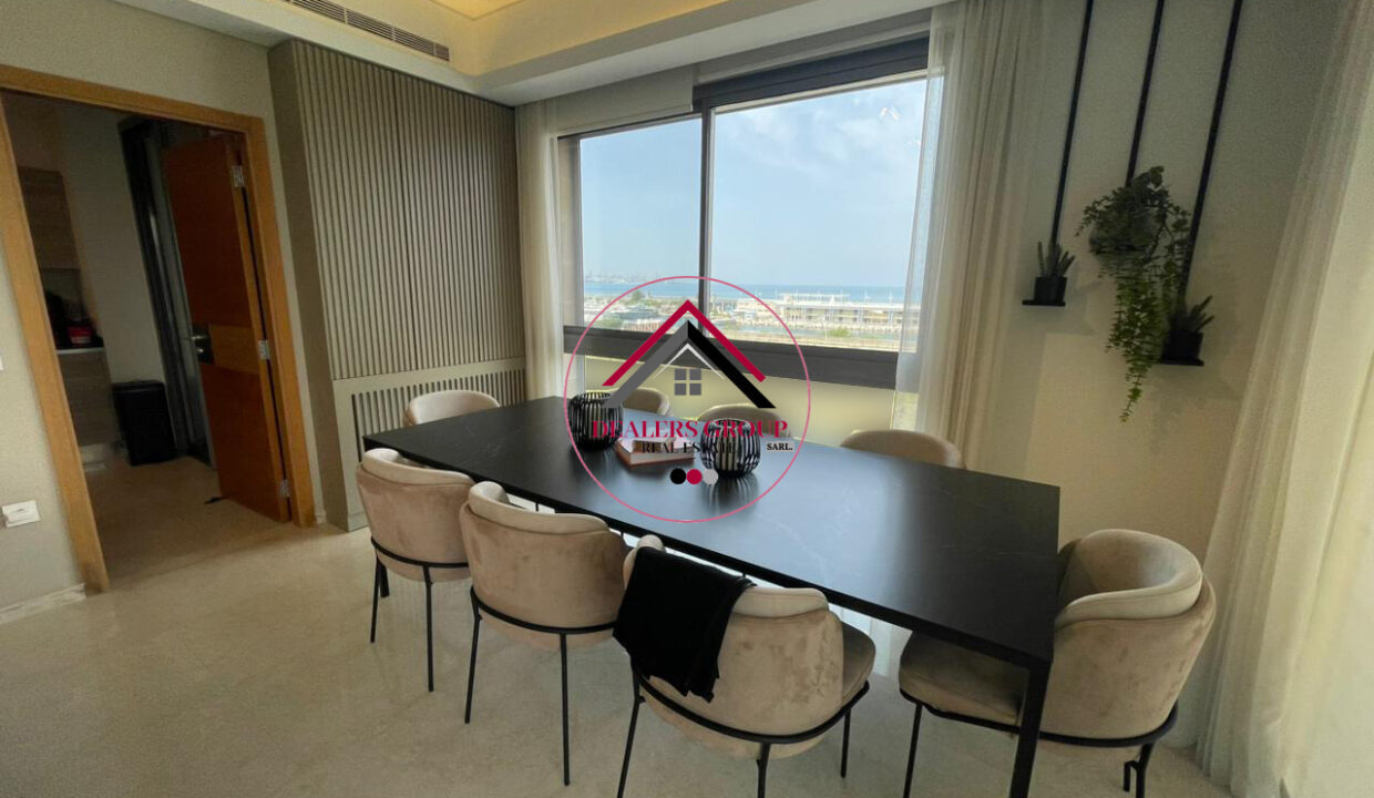 Waterfront City – Dbayeh ! Open View Deluxe Apartment for sale
