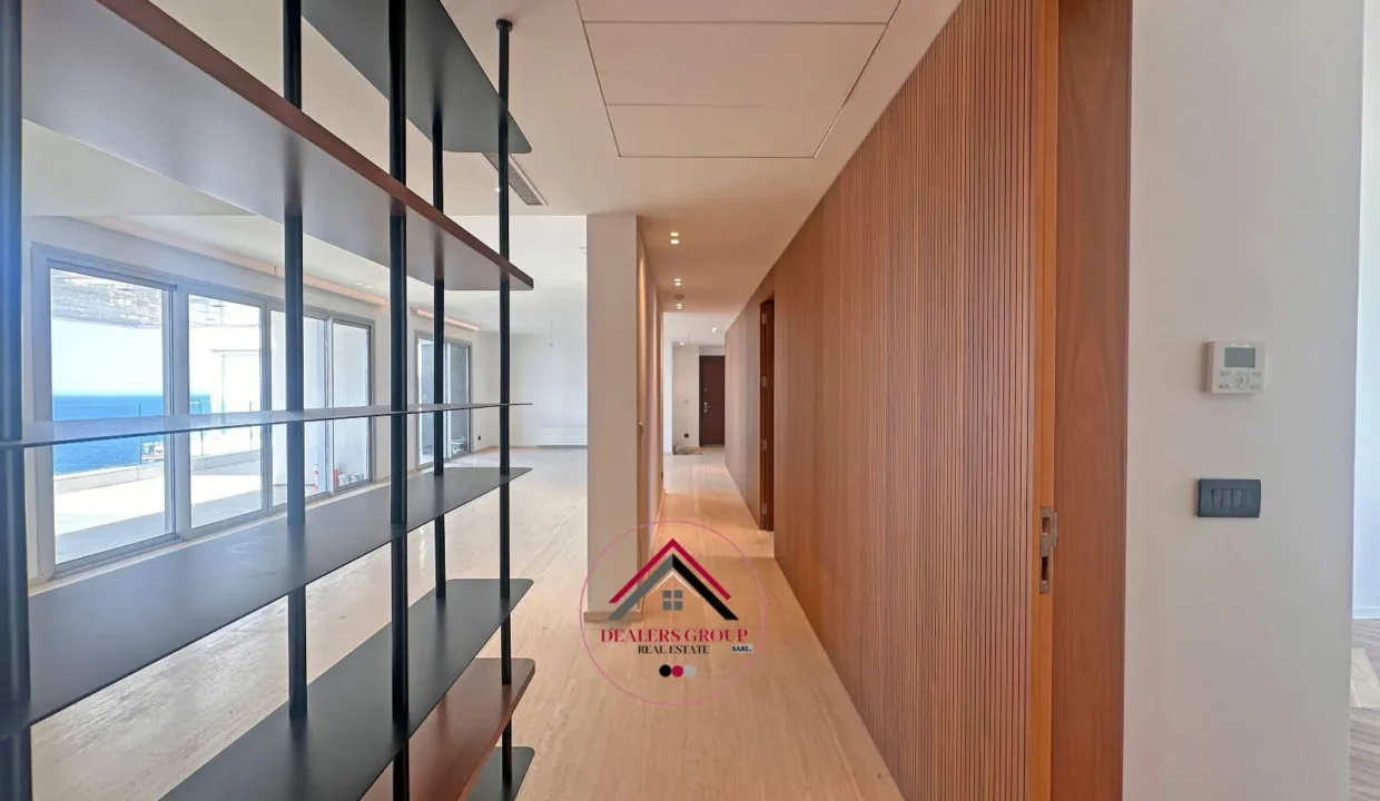 Sea View Modern Apartment for sale in Raouche - Beirut