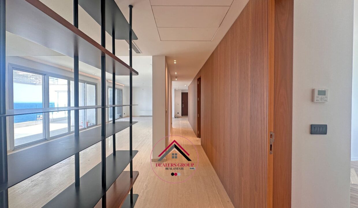 Sea View Modern Apartment for sale in Raouche - Beirut