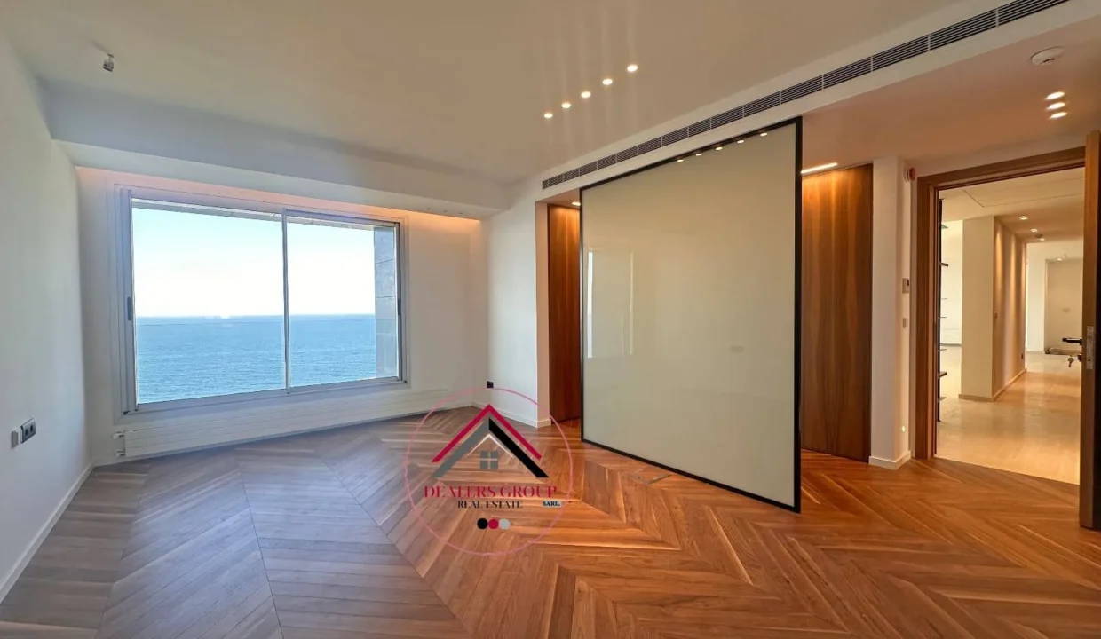 Sea View Modern Apartment for sale in Raouche - Beirut
