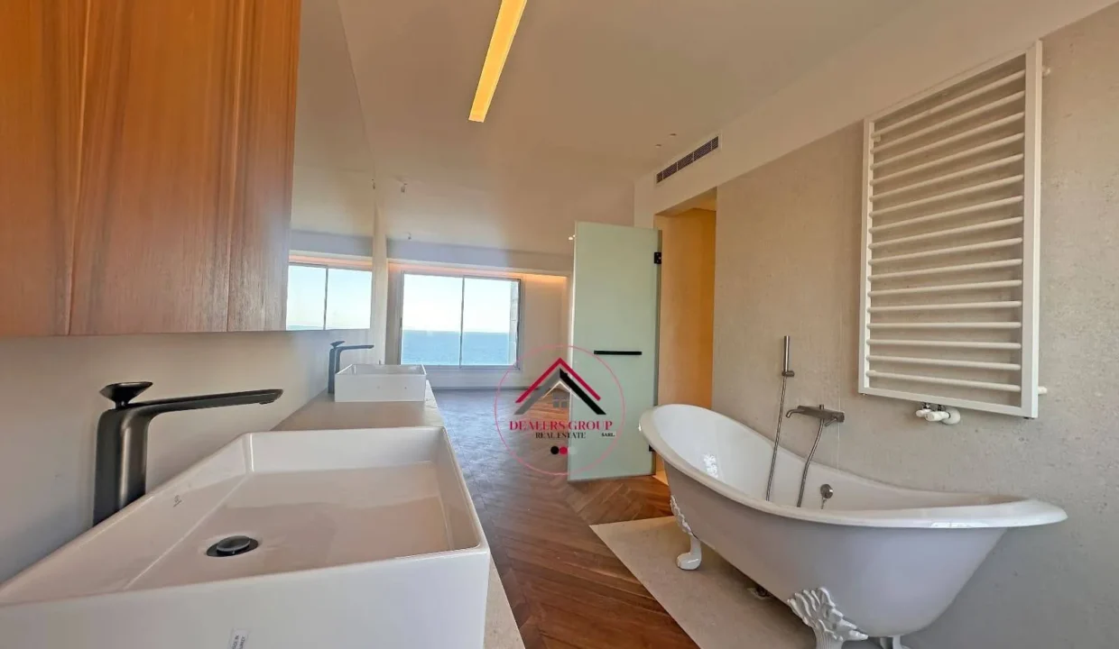 Sea View Modern Apartment for sale in Raouche - Beirut