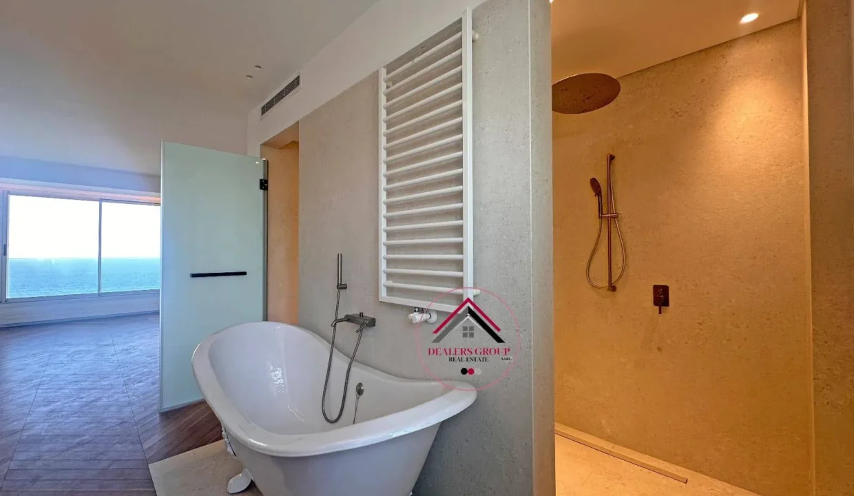 Sea View Modern Apartment for sale in Raouche - Beirut