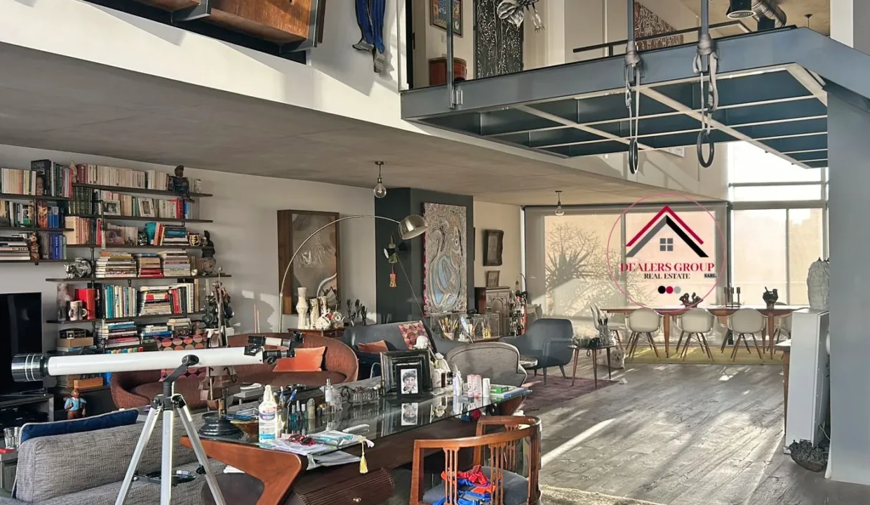 Elegant Loft Apartment for sale in Achrafieh