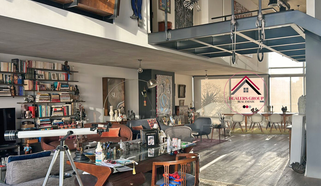 Elegant Loft Apartment for sale in Achrafieh
