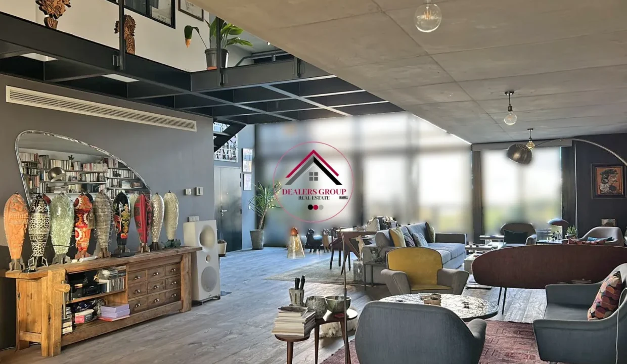 Elegant Loft Apartment for sale in Achrafieh