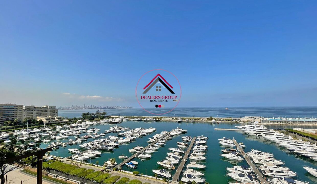 Direct Marina View Apartment for Sale in Waterfront City Dbayeh