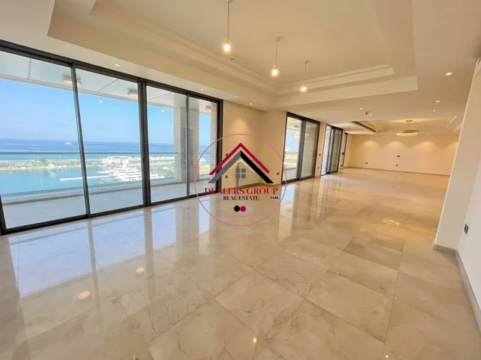 Direct Marina View Apartment for Sale in Waterfront City Dbayeh