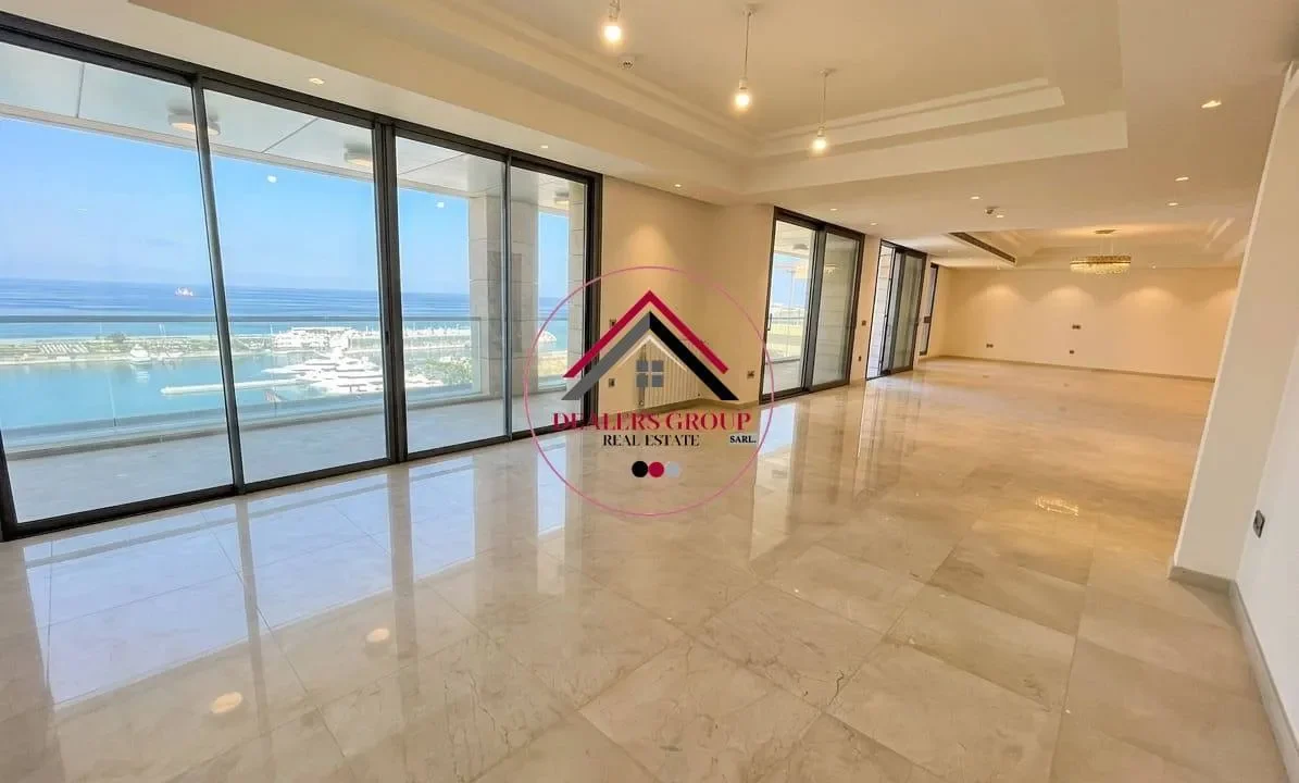 Direct Marina View Apartment for Sale in Waterfront City Dbayeh