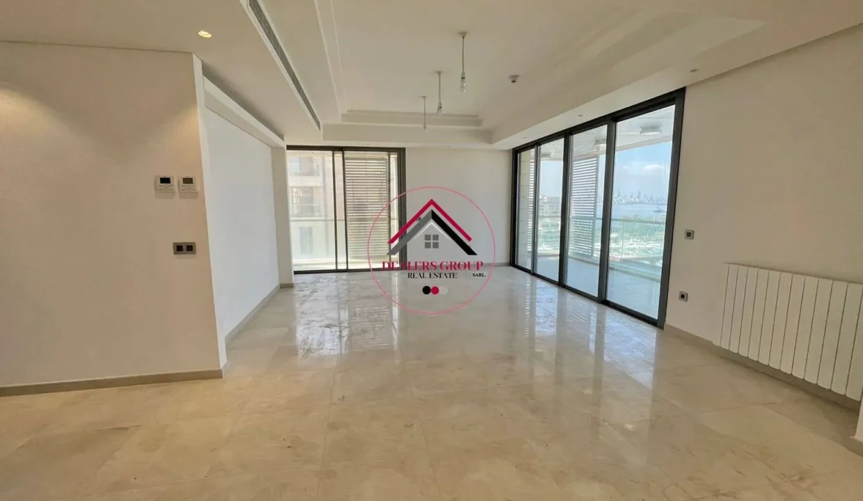 Direct Marina View Apartment for Sale in Waterfront City Dbayeh