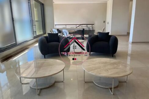 Private Terrace & Pool! Duplex Loft for sale in Waterfront City Dbayeh