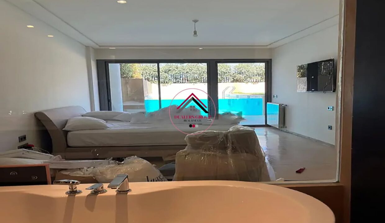 Private Terrace & Pool! Duplex Loft for sale in Waterfront City Dbayeh