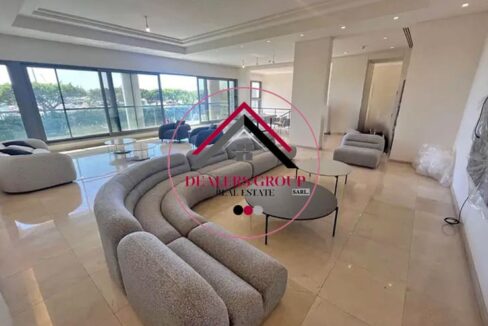 Private Terrace & Pool! Duplex Loft for sale in Waterfront City Dbayeh