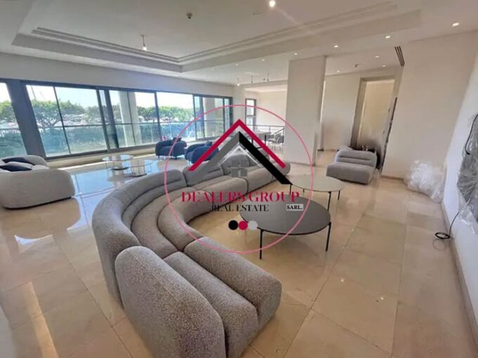 Private Terrace & Pool! Duplex Loft for sale in Waterfront City Dbayeh