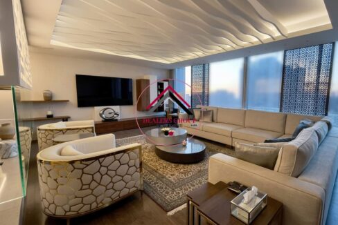 Deluxe Apartment for sale in Raouche in a Prime Location