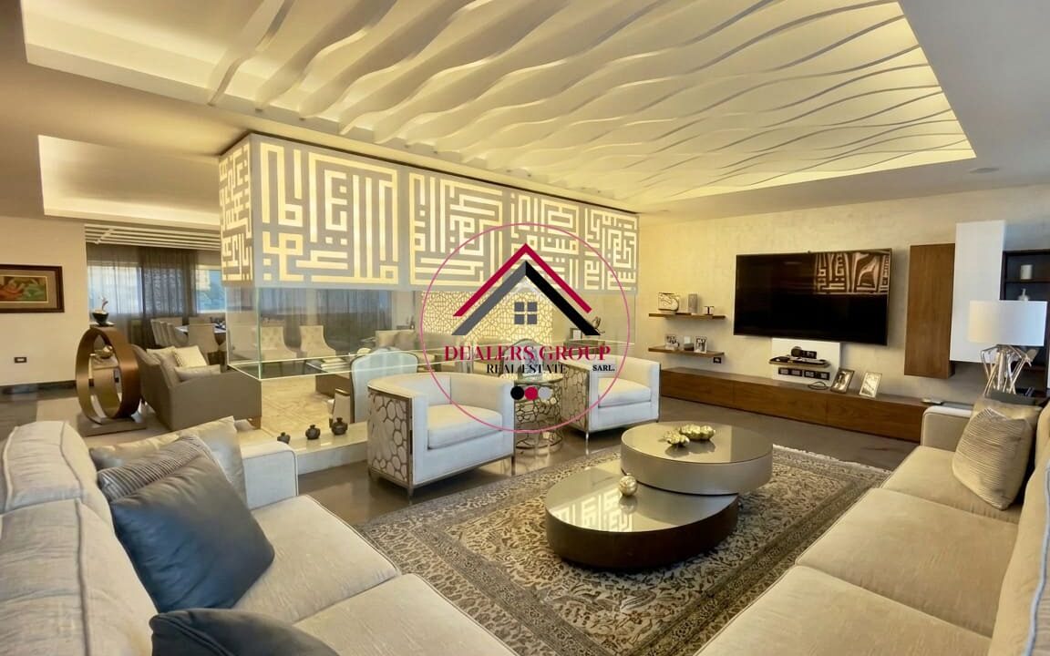 Deluxe Apartment for sale in Raouche in a Prime Location