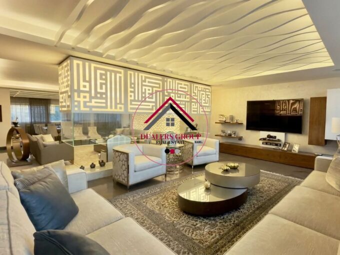Deluxe Apartment for sale in Raouche in a Prime Location