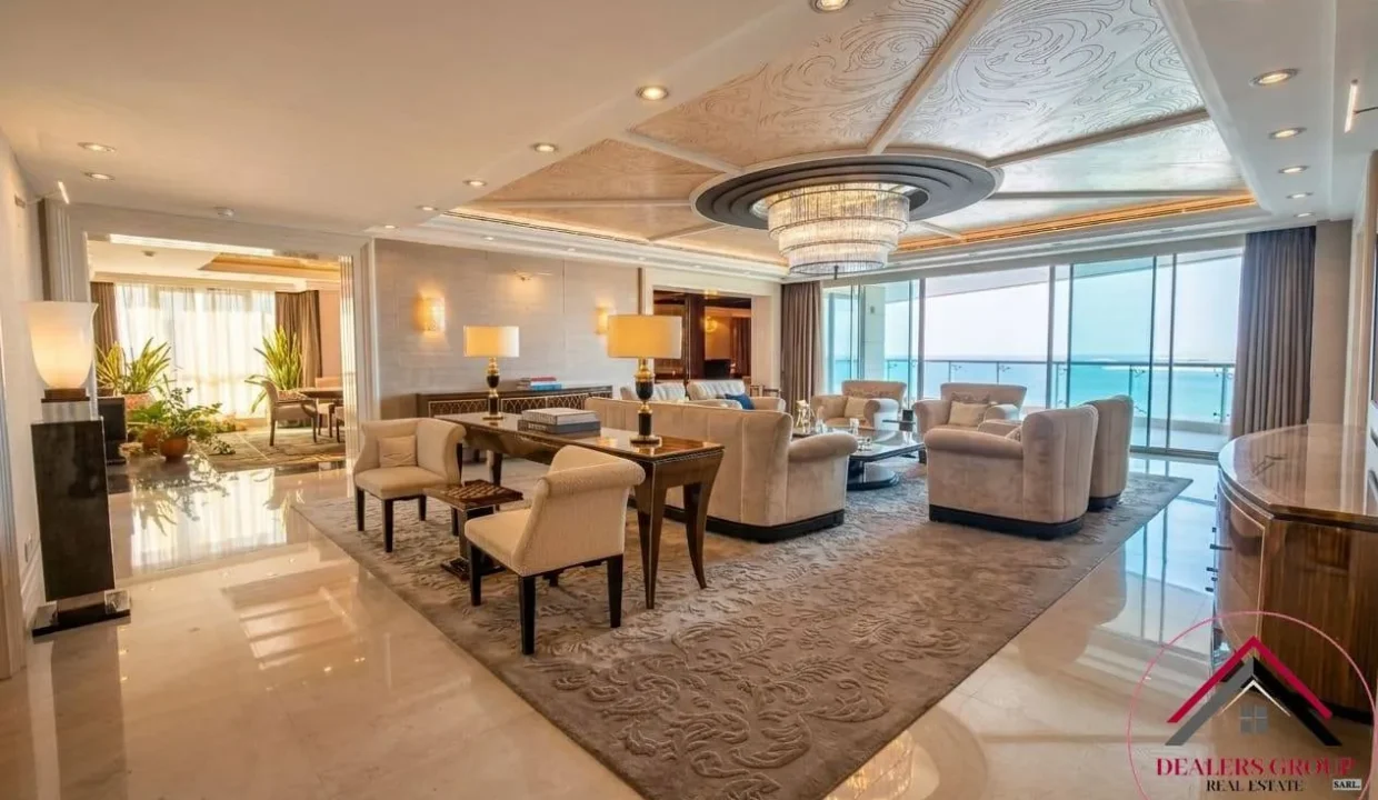 Marina Sea View Apartment for sale in the Heart of Downtown Beirut