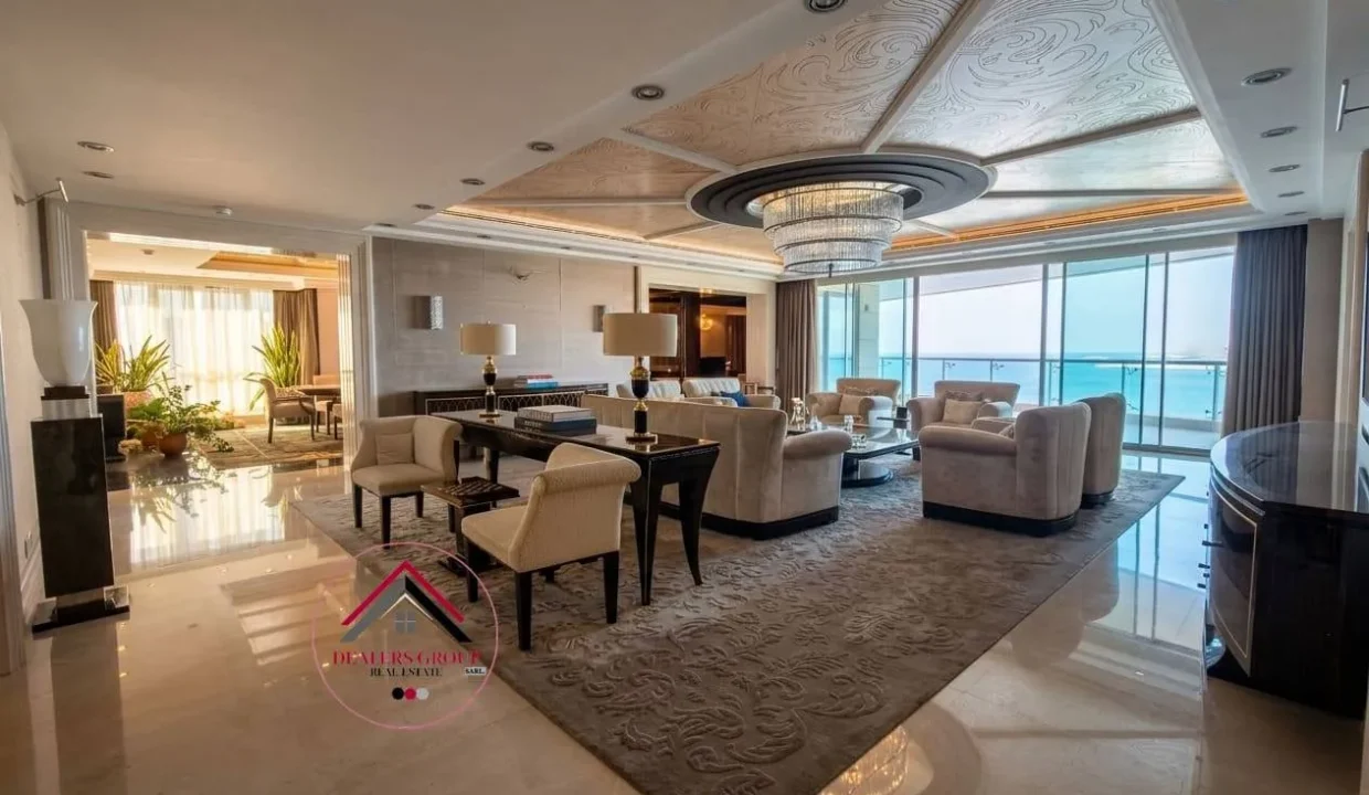 Marina Sea View Apartment for sale in the Heart of Downtown Beirut