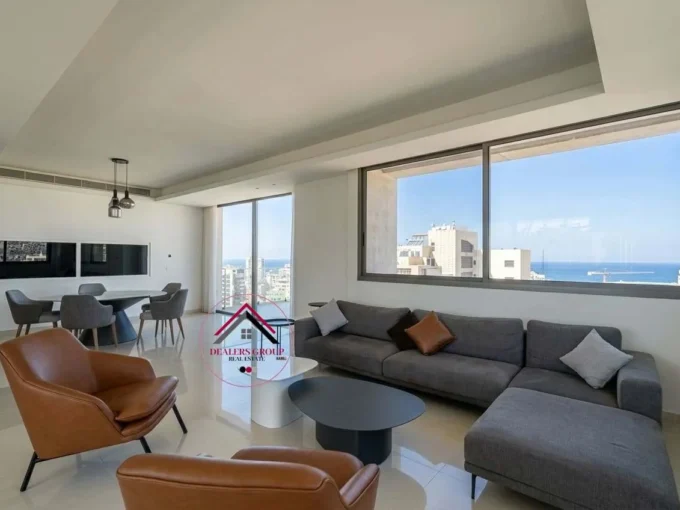 Achrafieh Luxury Apartment with Sea Views & Rooftop