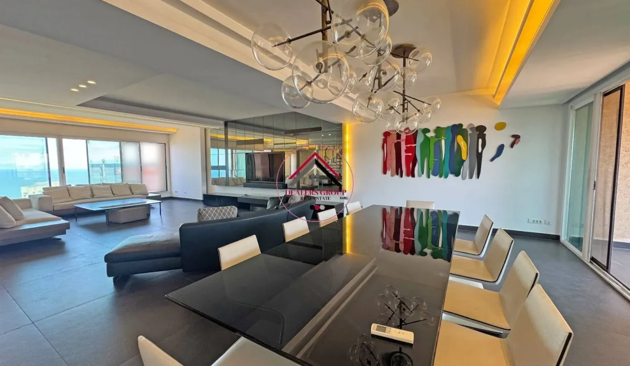 Sea View Modern Duplex Apartment for sale in Hamra / Bliss -Ras Beirut