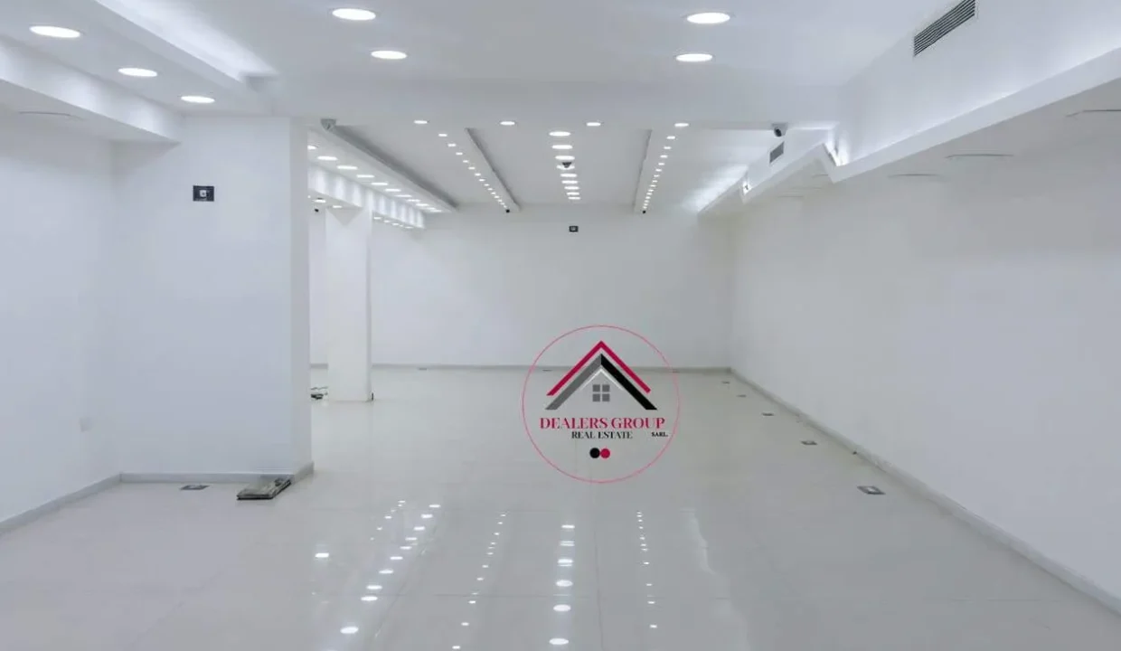 Premium Commercial Showroom for Sale in Hamra | Fully Equipped