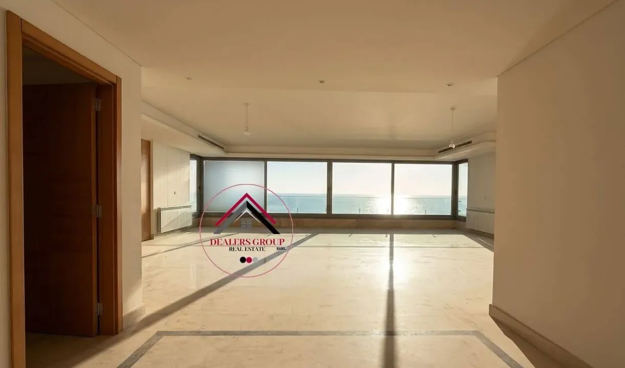 Sea View Deluxe Apartment for sale in Ras Beirut