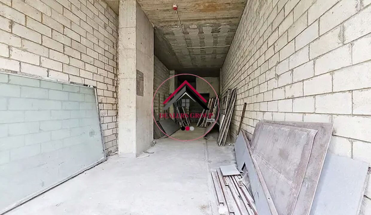 Core & Shell Prime Location shop for sale in Downtown Beirut
