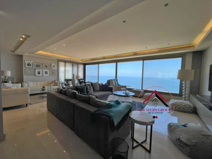 Sea View High Floor Apartment for sale in Bliss - Ras Beirut