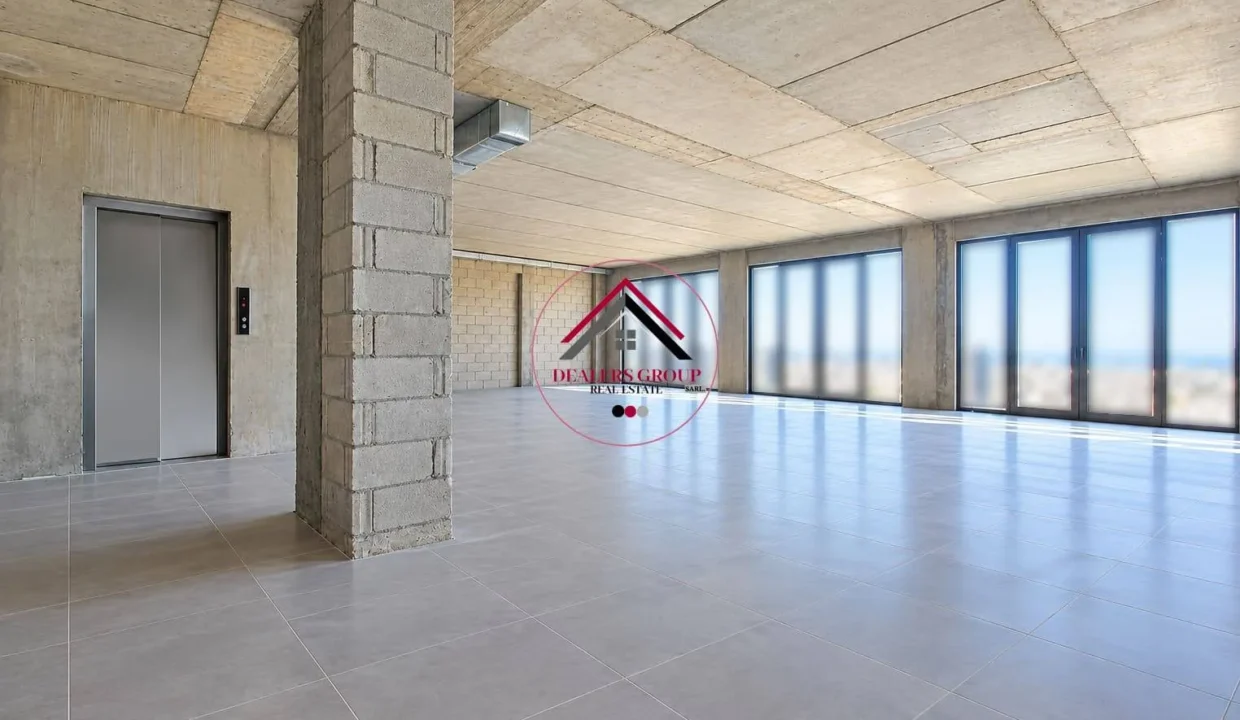 Prime Location Core & Shell Office for sale in Downtown Beirut