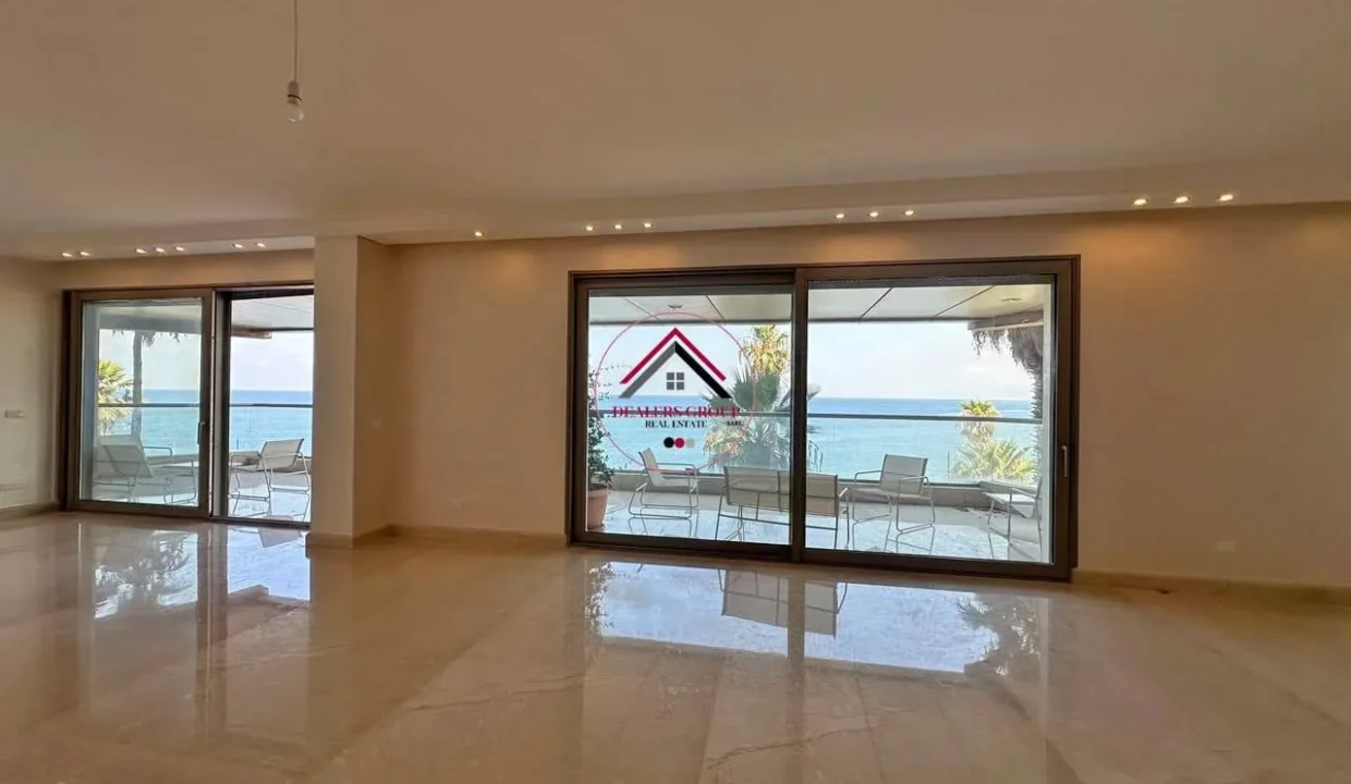 Luxury Seafront Residence with Panoramic Sea Views in Ain El Mreisseh