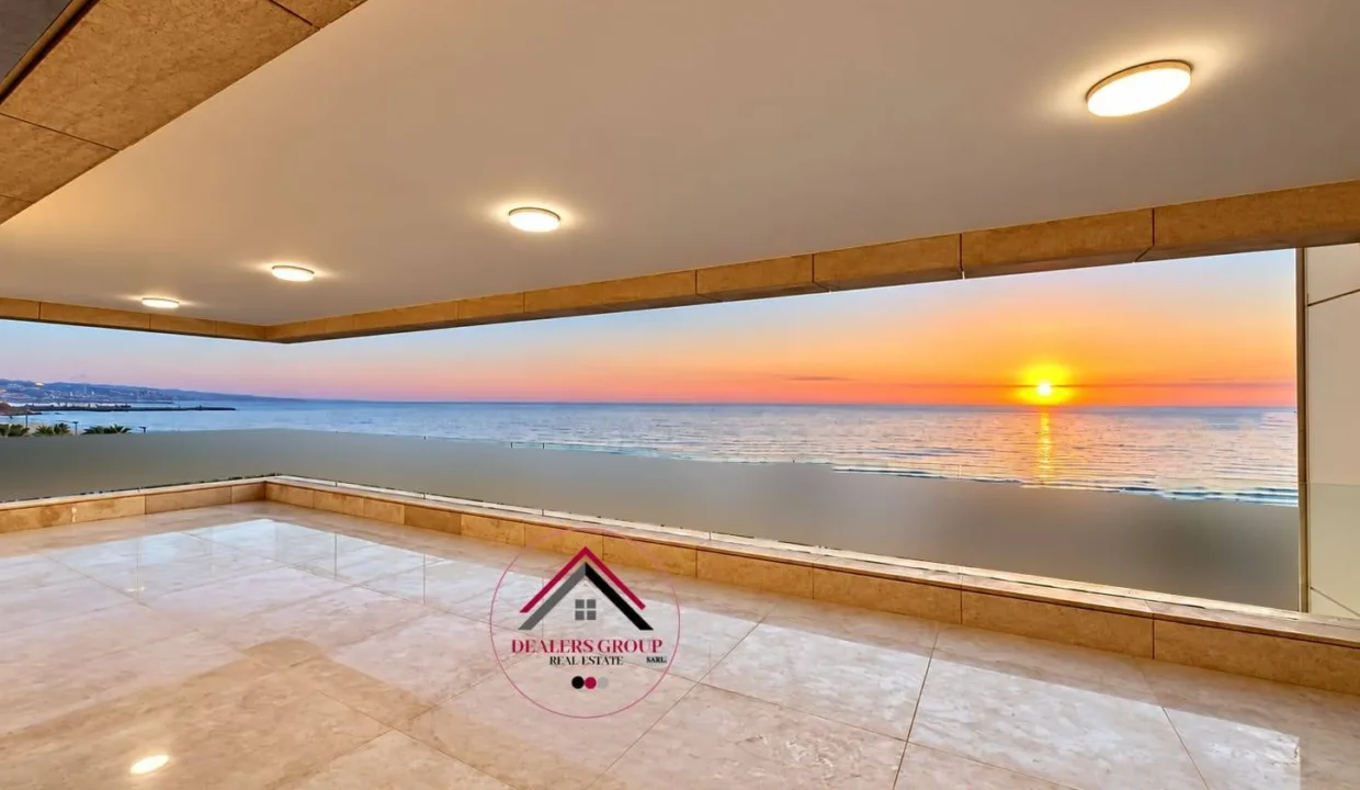 Full Sea View Modern Deluxe Apartment for sale in Ramlet el Bayda