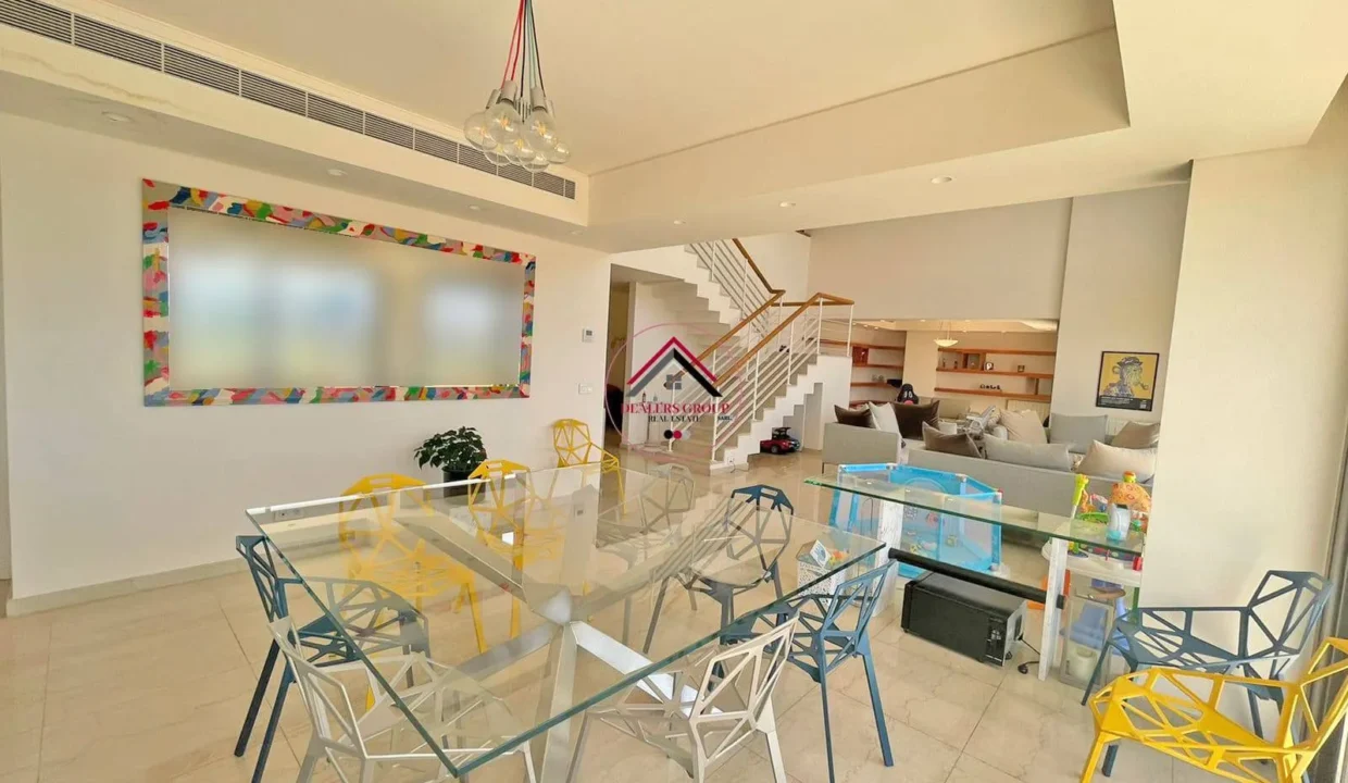 Modern Duplex Penthouse for Sale in WaterfrontCity -Dbayeh