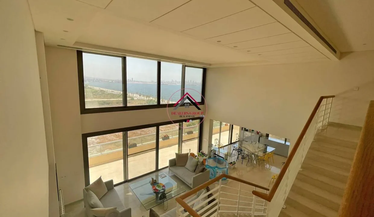 Modern Duplex Penthouse for Sale in WaterfrontCity -Dbayeh
