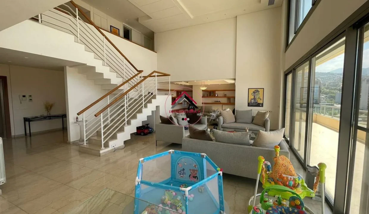 Modern Duplex Penthouse for Sale in WaterfrontCity -Dbayeh